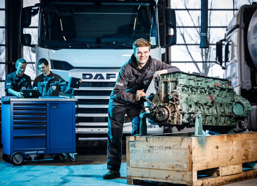 neue DAF-Lkw