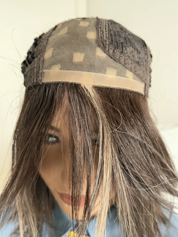 Peruka MONO WEFT WIG  Naturalna z grzwką  'RENATA  ' - obrazek 2