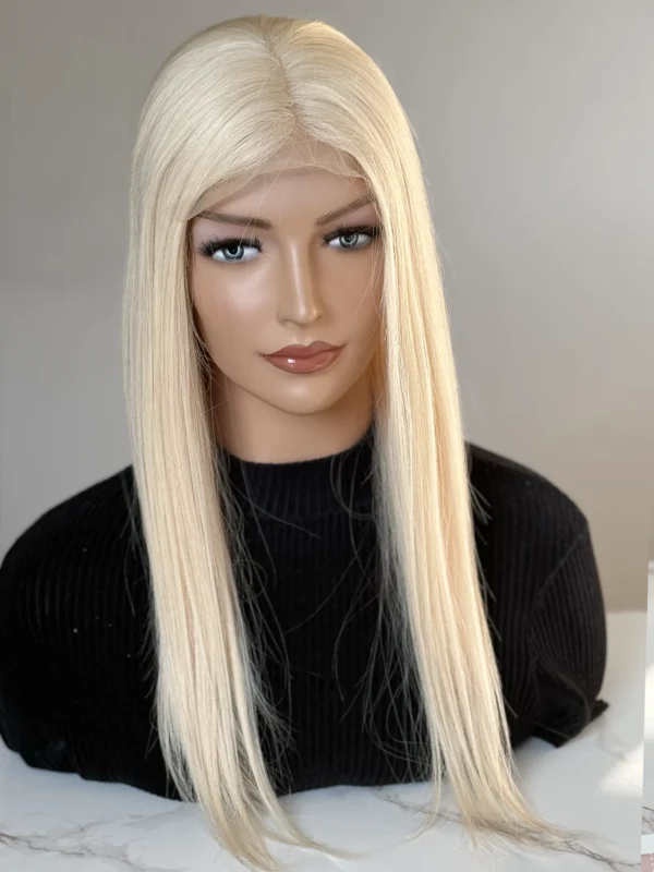 Toper z włosów naturalnych System Uzupełnień  LACE  TOPPER KOD #17