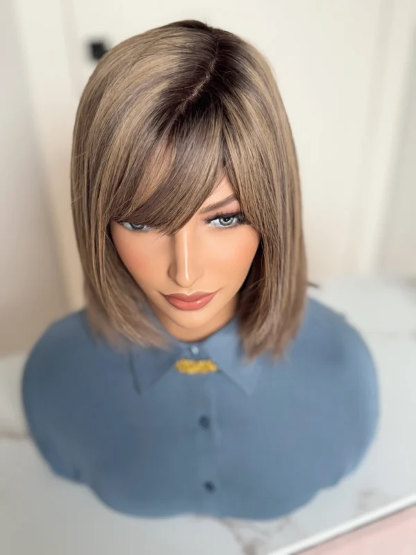Peruka MONO WEFT WIG  Naturalna  'LEONA  ' - obrazek 4