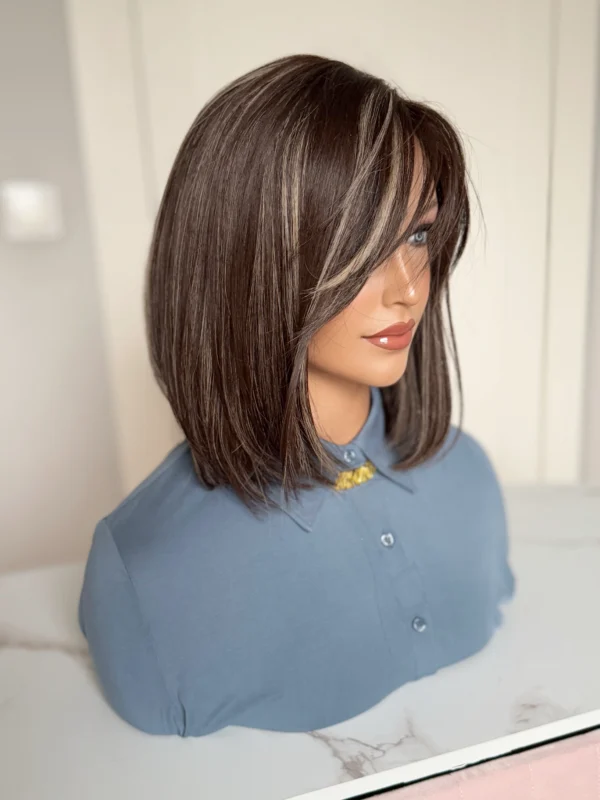 Peruka MONO WEFT WIG  Naturalna z grzwką  'RENATA  ' - obrazek 4