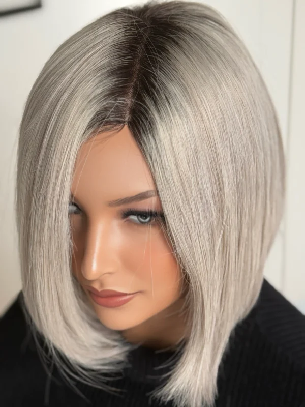 Peruka MONO TOP WIG   5X5 Naturalna  'MARIETA ' - obrazek 2