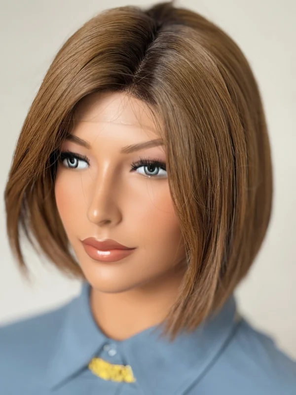 Peruka Top PREMIUMS SWISS   LACE Front   5X5 Naturalna  'ANITA ' - obrazek 4