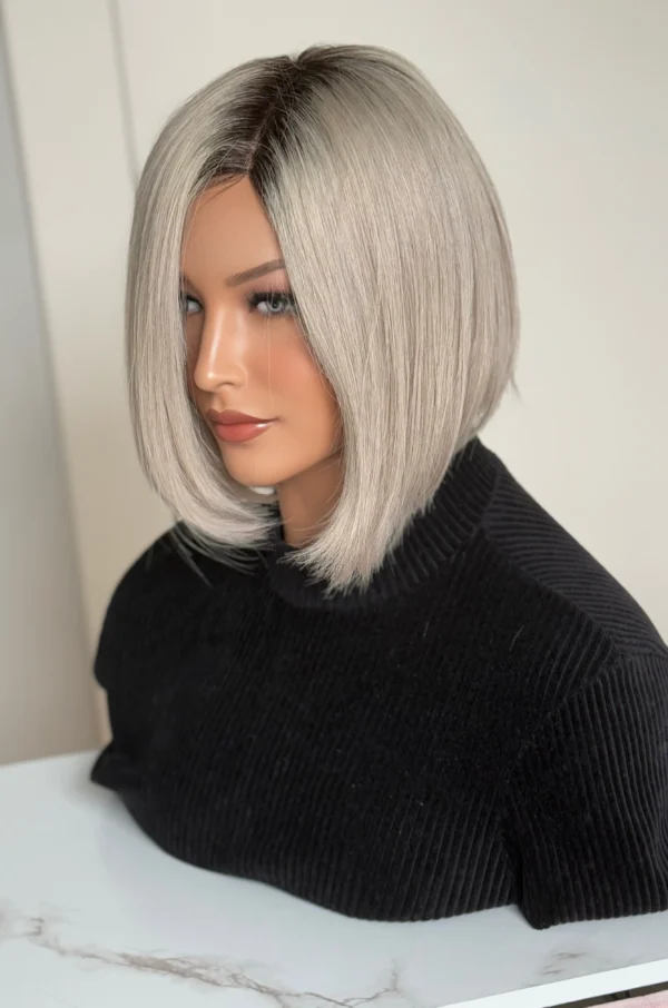 Peruka MONO TOP WIG   5X5 Naturalna  'MARIETA ' - obrazek 3