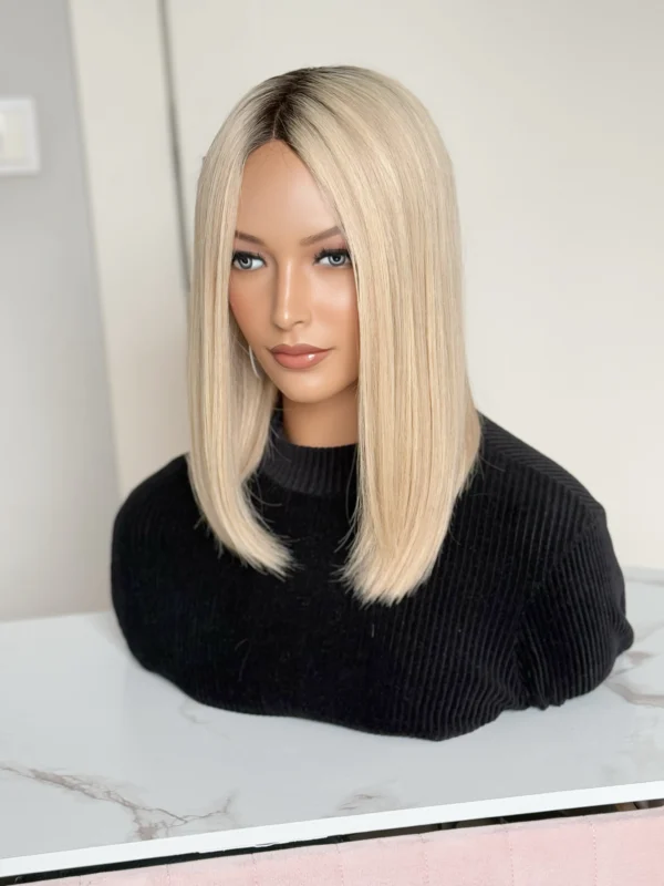 Peruka MONO TOP WIG   5X5 Naturalna  'ILONA  ' - obrazek 5