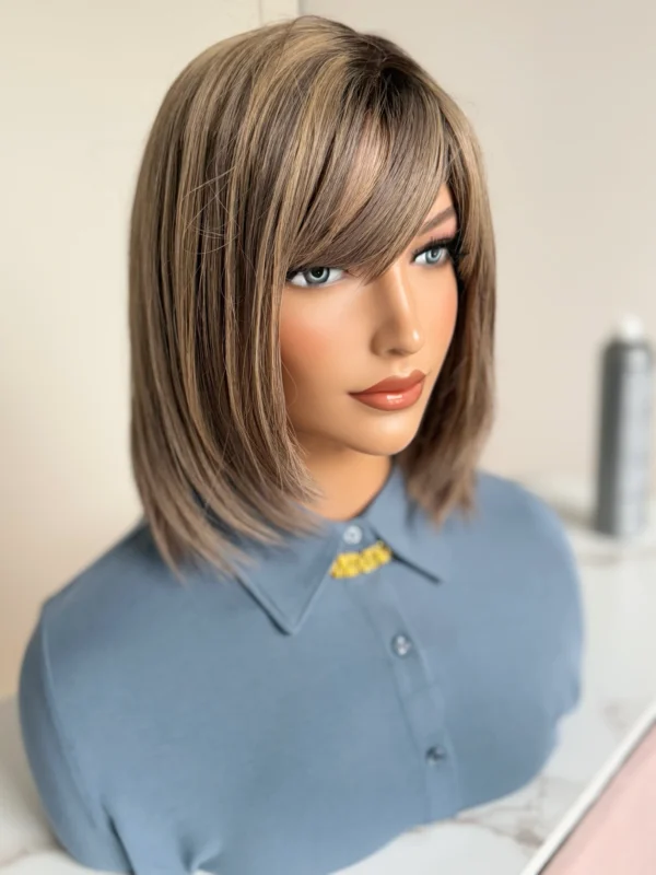 Peruka MONO WEFT WIG  Naturalna  'LEONA  ' - obrazek 5