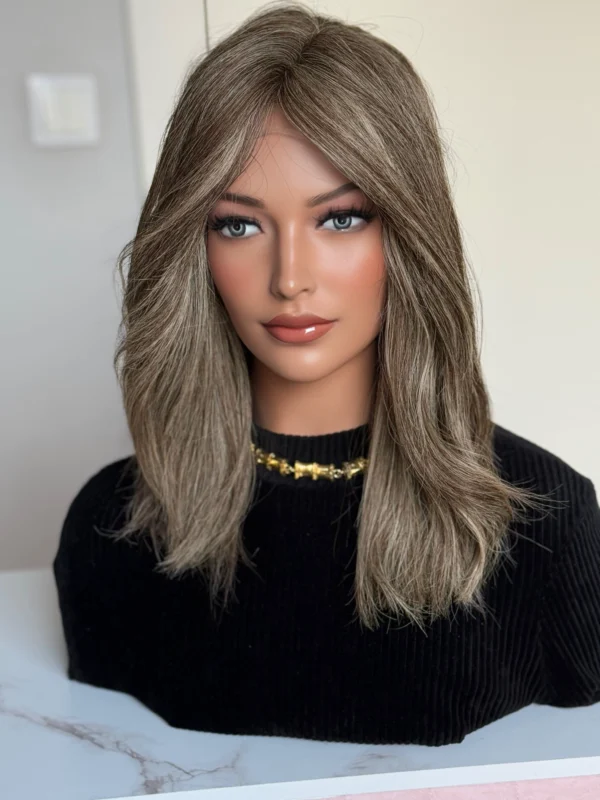 Peruka Top PREMIUMS SWISS   LACE Front   5X5 Naturalna  'INEZ ' - obrazek 2