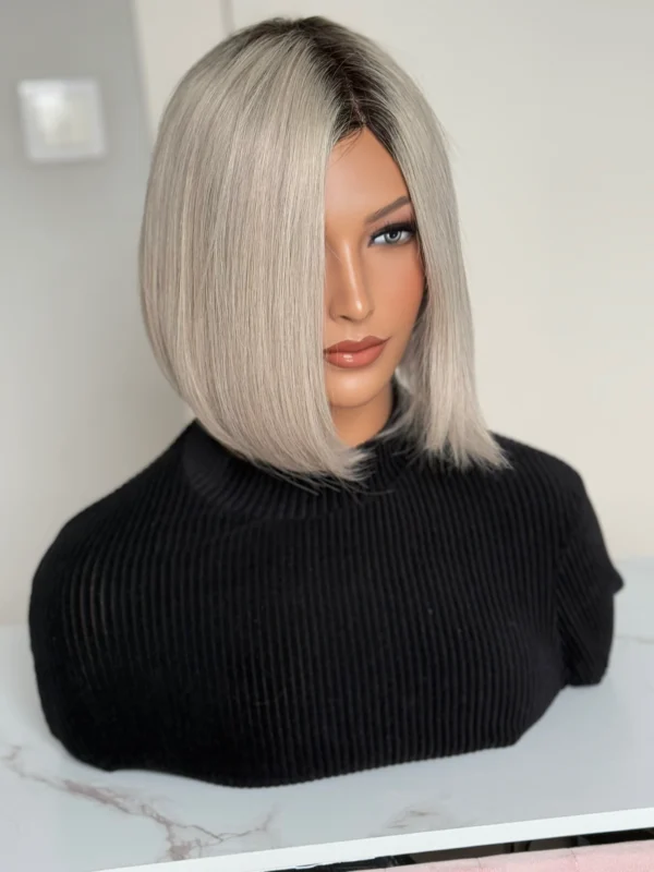 Peruka MONO TOP WIG   5X5 Naturalna  'MARIETA ' - obrazek 4