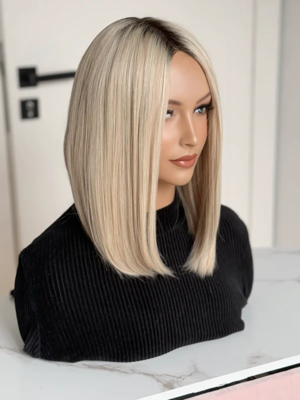Peruka MONO TOP WIG   5X5 Naturalna  'ILONA  ' - obrazek 6