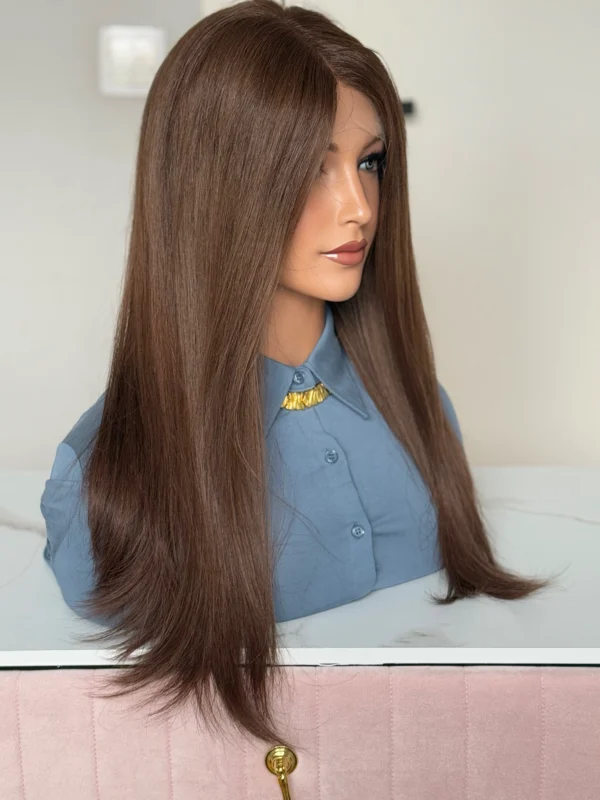 Peruka Top PREMIUM  LACE Front Naturalna PREMIUM 'SAMANTHA ' - obrazek 6